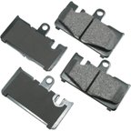 Akebono ACT871 Disc Brake Pad Set - Rear - view 1