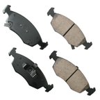 Akebono EUR1568 Disc Brake Pad Set - Front - view 1