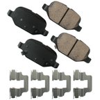 Akebono EUR1569 Disc Brake Pad Set - Rear - view 1