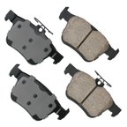 Akebono EUR1761 Disc Brake Pad Set - Rear - view 1