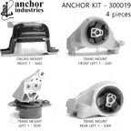 Anchor 300019 Engine Mount Kit - view 4