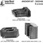 Anchor 300046 Engine Mount Kit - view 2