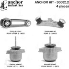 Anchor 300212 Engine Mount Kit - view 4