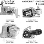 Anchor 300251 Engine Mount Kit - view 1