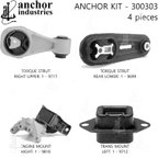 Anchor 300303 Engine Mount Kit - view 1