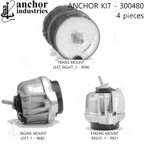 Anchor 300480 Engine Mount Kit - view 2