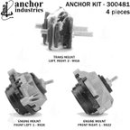 Anchor 300481 Engine Mount Kit - view 3