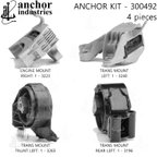 Anchor 300492 Engine Mount Kit - view 2