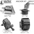 Anchor 300521 Engine Mount Kit - view 3
