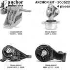 Anchor 300522 Engine Mount Kit - view 1