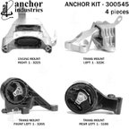 Anchor 300545 Engine Mount Kit - view 1