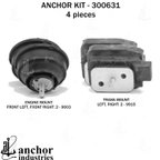 Anchor 300631 Engine Mount Kit - view 4