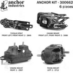 Anchor 300662 Engine Mount Kit - view 1