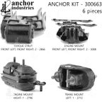 Anchor 300663 Engine Mount Kit - view 3