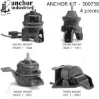 Anchor 300738 Engine Mount Kit - view 2