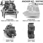 Anchor 300740 Engine Mount Kit - view 2