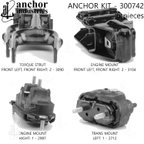 Anchor 300742 Engine Mount Kit - view 2