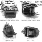 Anchor 300742 Engine Mount Kit - view 3