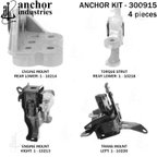 Anchor 300915 Engine Mount Kit - view 3