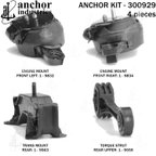 Anchor 300929 Engine Mount Kit - view 2