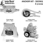 Anchor 300961 Engine Mount Kit - view 4