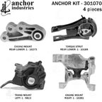 Anchor 301070 Engine Mount Kit - view 1
