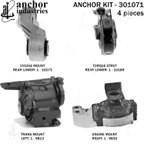 Anchor 301071 Engine Mount Kit - view 2