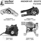 Anchor 301072 Engine Mount Kit - view 1