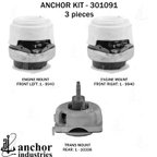 Anchor 301091 Engine Mount Kit - view 2