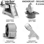 Anchor 301142 Engine Mount Kit - view 2
