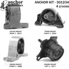 Anchor 301234 Engine Mount Kit - view 4