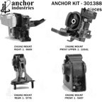 Anchor 301388 Engine Mount Kit - view 3