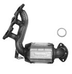 AP Exhaust 641240 Catalytic Converter with Integrated Exhaust Manifold - Front Right or Rear - view 1