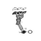 AP Exhaust 641460 Catalytic Converter with Integrated Exhaust Manifold - Front - view 3