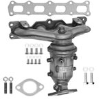 AP Exhaust 641484 Catalytic Converter with Integrated Exhaust Manifold - Front - view 2