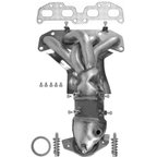 AP Exhaust 641519 Catalytic Converter with Integrated Exhaust Manifold - Front - view 1