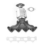 AP Exhaust 751162 Catalytic Converter with Integrated Exhaust Manifold - Front - view 1