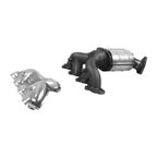 AP Exhaust 770445 Catalytic Converter with Integrated Exhaust Manifold - Front - view 5