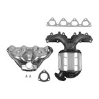 AP Exhaust 770445 Catalytic Converter with Integrated Exhaust Manifold - Front - view 6