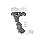 AP Exhaust 771093 Catalytic Converter with Integrated Exhaust Manifold - Front - view 1