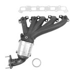 AP Exhaust 774335 Catalytic Converter with Integrated Exhaust Manifold - Front - view 2