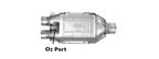 AP Exhaust 912013 Catalytic Converter - Front - view 1