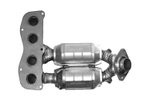 AP Exhaust 912532 Catalytic Converter with Integrated Exhaust Manifold - Front - view 1
