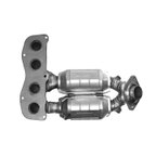 AP Exhaust 912532 Catalytic Converter with Integrated Exhaust Manifold - Front - view 2