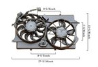 APDI 6018437 Dual Radiator and Condenser Fan Assembly - view 3