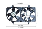 APDI 6029128 Dual Radiator and Condenser Fan Assembly - view 3