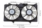 APDI 6034127 Dual Radiator and Condenser Fan Assembly - view 1