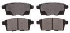 ADVICS AD1259 Disc Brake Pad Set - Rear - view 1