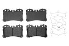 ADVICS AD1282 Disc Brake Pad Set - Front - view 1