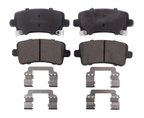 ADVICS AD1430 Disc Brake Pad Set - Rear - view 1